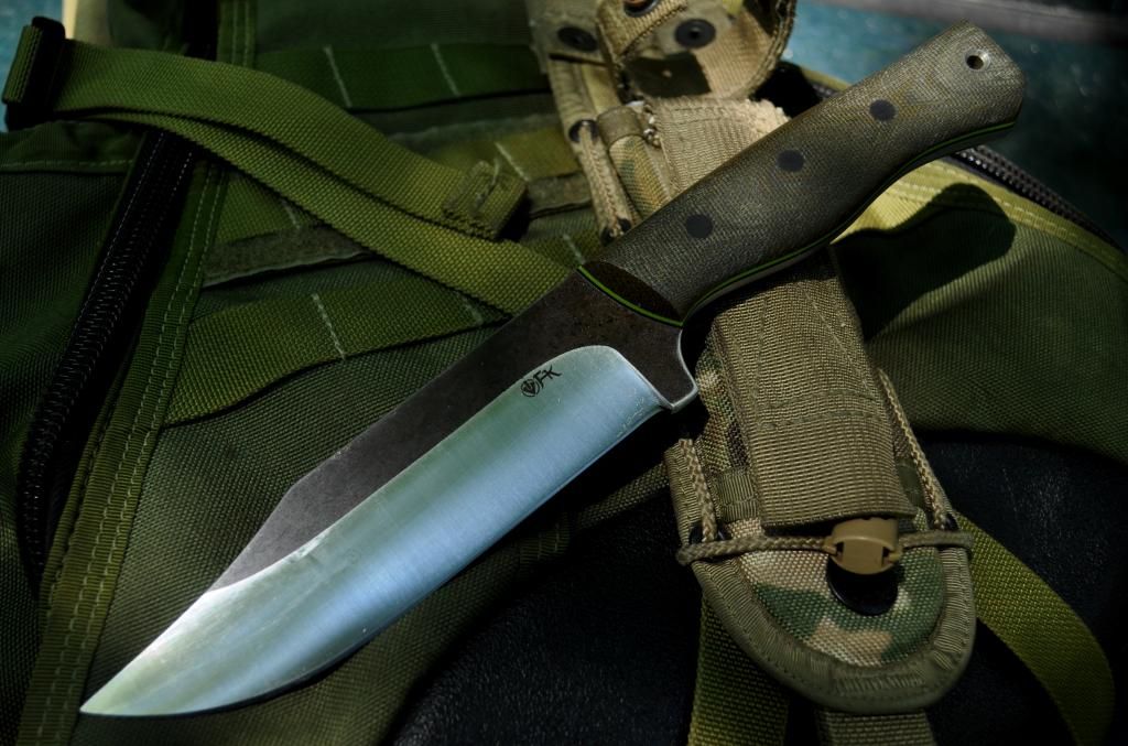 Fletcher Knives Operator 575 In Use